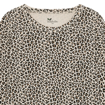 BIRKHOLM Rib Bluse Leopard
